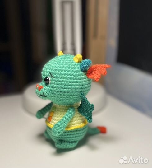 Дракон вязаный. Символ 2024 года