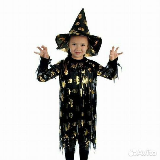 Прокат карнавального костюма ведьмочка