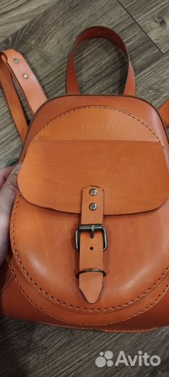 Рюкзак из натуральной кожи ручной работы
