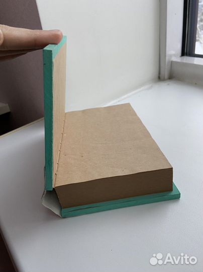 Новый блокнот с деревянной обложкой