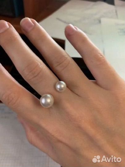 Кольцо с жемчугом