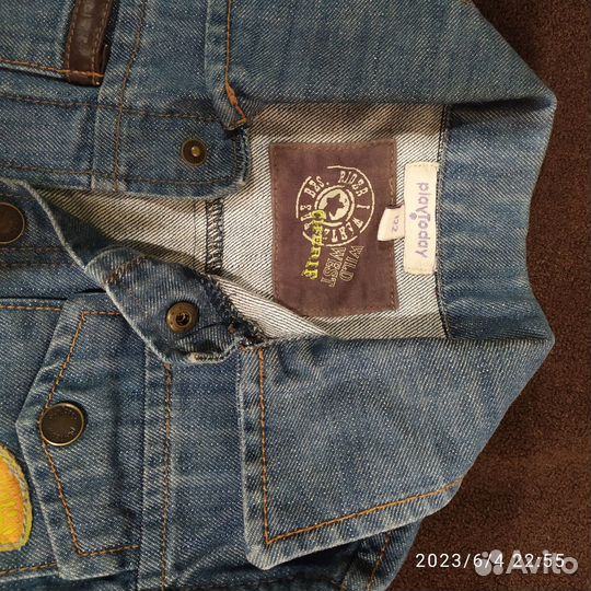 Джинсовый жилет для мальчика