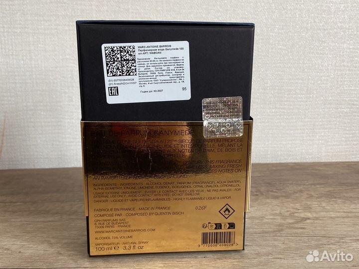 Ganymede Marc-Antoine Barrois