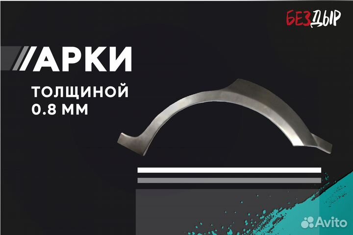 Кузовная арка Dodge Caliber правая