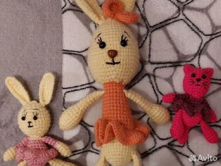 Вязаные игрушки ручной работы