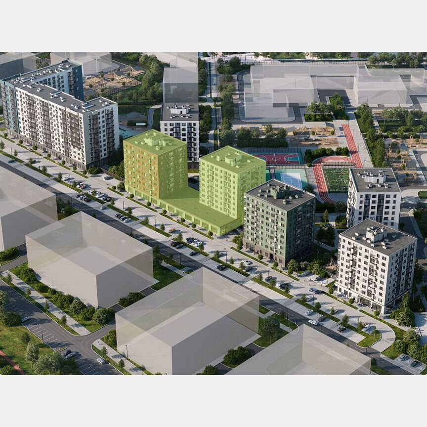 1-к. квартира, 38,2 м², 5/9 эт.