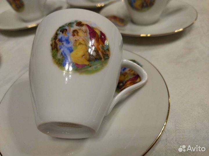 Чашки Мадонна кофейные новые Чехословакия