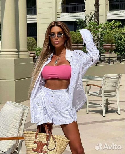 Костюм с шортами шитье 2 цвета