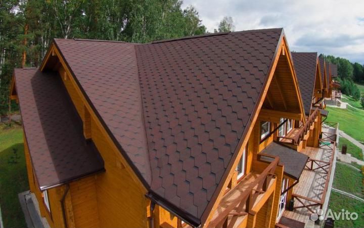 Гибкая черепица Оптима Коричневый 3 м2 Shinglas
