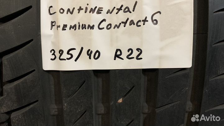 Continental PremiumContact 6 2.25/4.5 R4 и 285/45 R22 19B