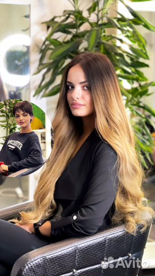 Наращивание волос по авторской технике