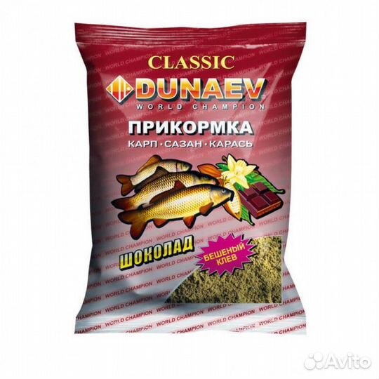 Прикормка dunaev бюджет шоколад 0,9кг