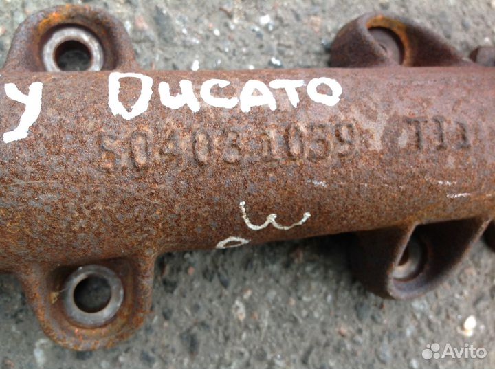 Коллектор выпускной Fiat Ducato iveco daily 2.3td