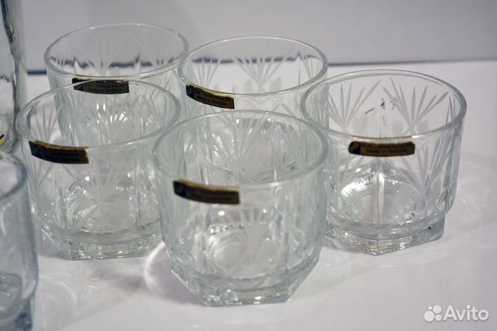 Графин, стопки, Гусь Хрустальный