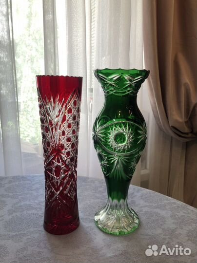 Ваза завода Гусь хрустальный