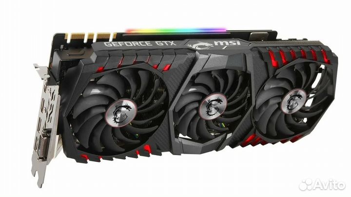 Видеокарта msi gtx 1080 ti 11 gb gaming x trio