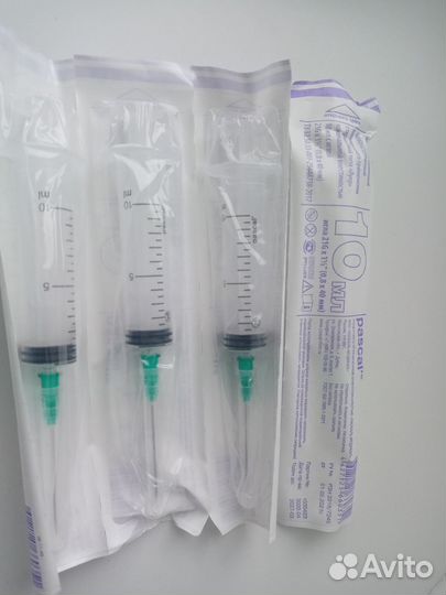 Шприцы 1, 2, 10 мл