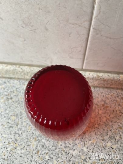 Ваза цветное стекло СССР