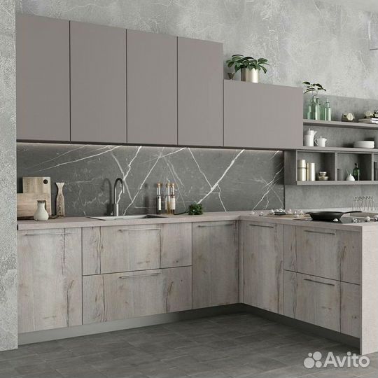 Прямой кухонный гарнитур 