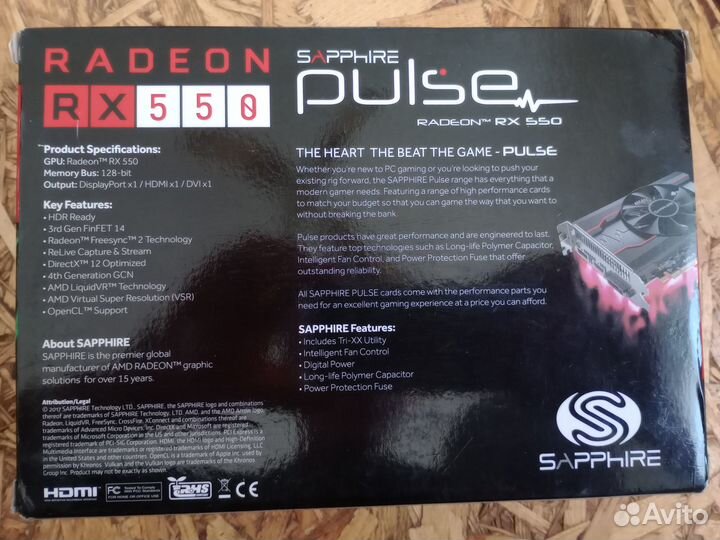 Sapphire RX 550
