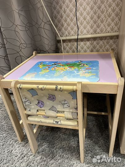 Стол и стул для девочки