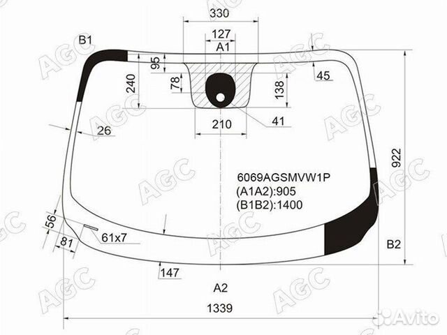 Стекло лобовое + дд nissan juke 10