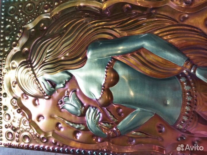 Картина чеканка СССР