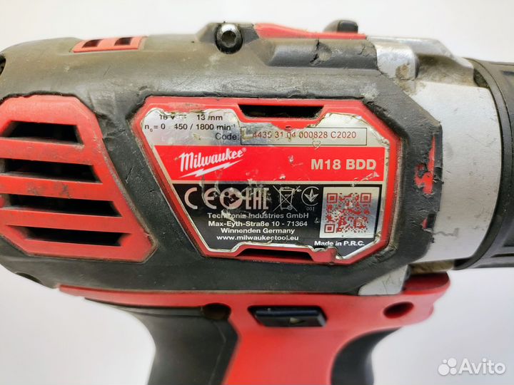 Шуруповерт Milwaukee M18 bdd