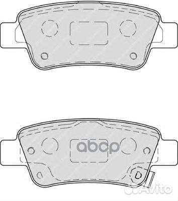 Колодки тормозные зад honda CR-V RE FDB4233 Ferodo