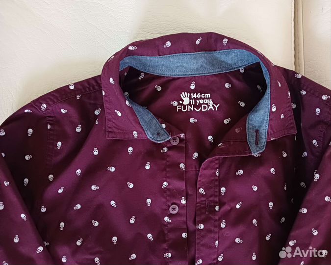 Рубашка для мальчика р 146