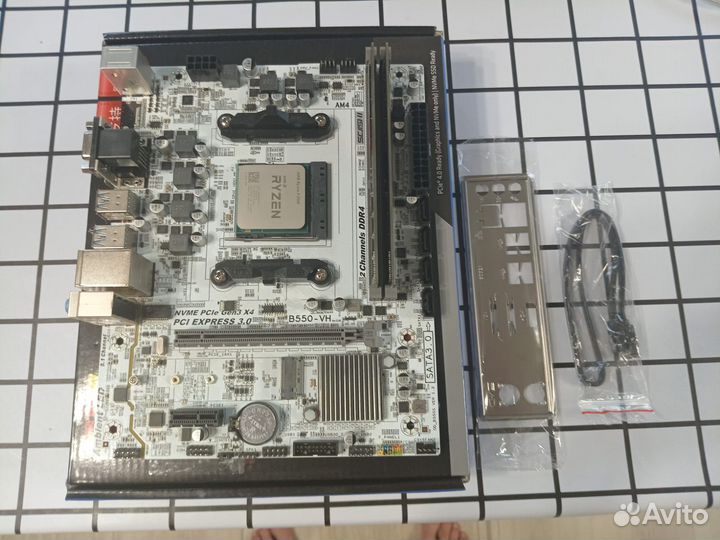 Комплект B550+Ryzen 5 5500+16Gb DDR4