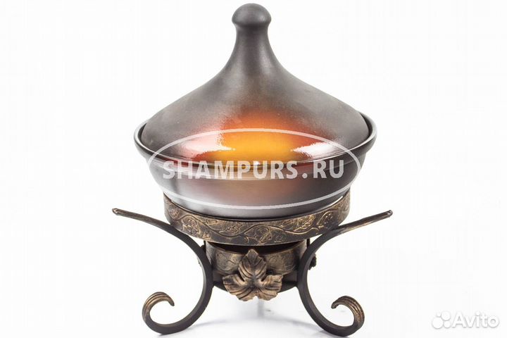 Марокканский тажин Вечернее солнце на подставке Ка