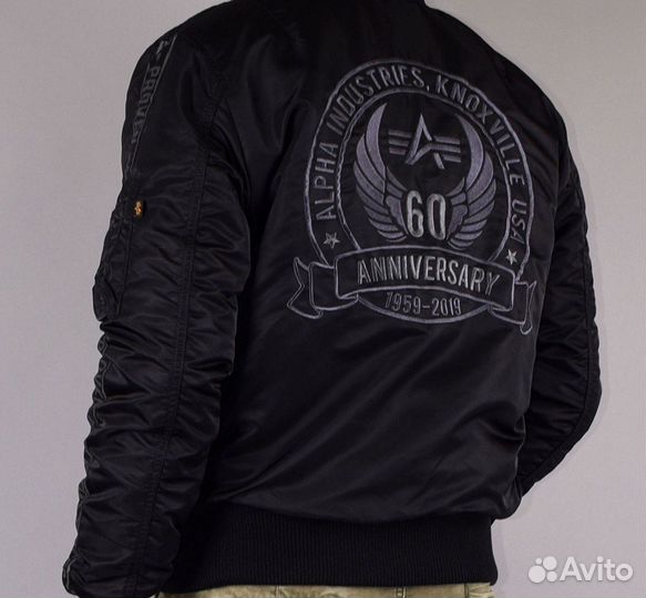 Куртка бомбер Alpha Industries 60TH anniversary