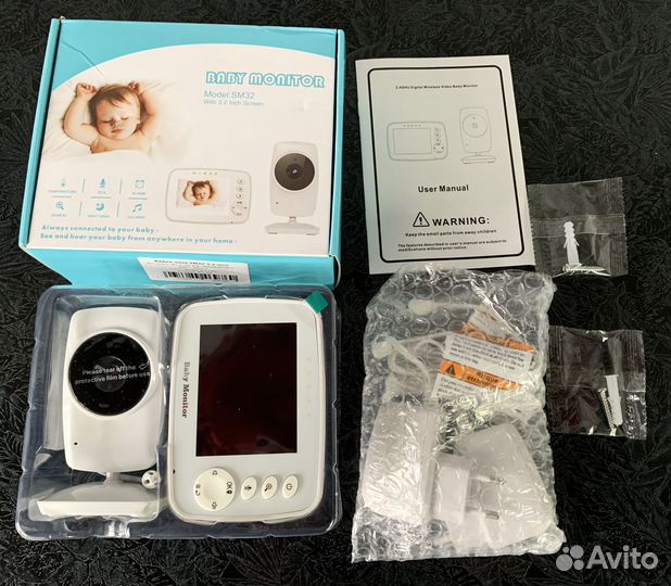 Беспроводная видеоняня Baby Monitor SM32. Новая