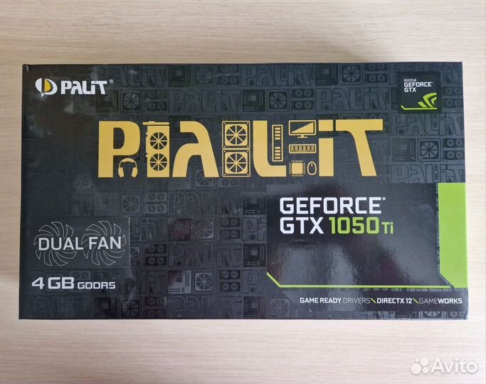 Видеокарта palit geforce gtx 1050ti