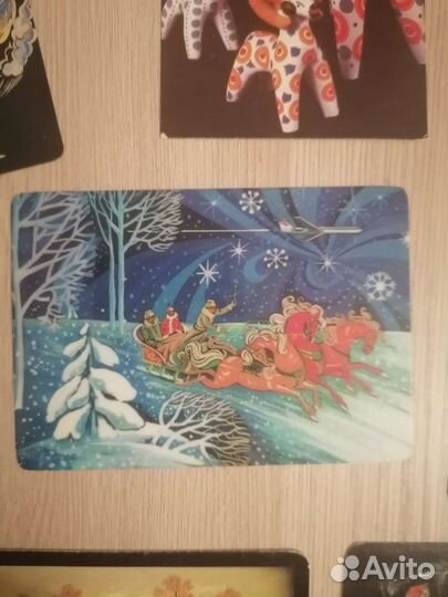 Календари карманные Русский стиль Аэрофлот