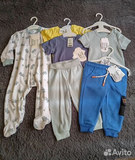 Вещи на мальчика 74 размер большой Пакетом