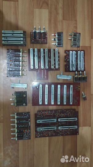 Платы с резисторами и переключателями