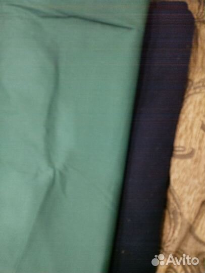 Отрез драп синий цвет