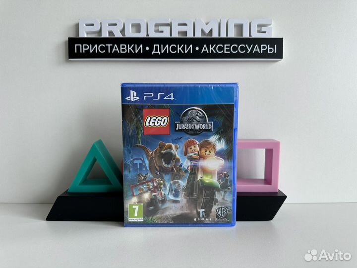 Lego jurassic world диск для Sony PS4