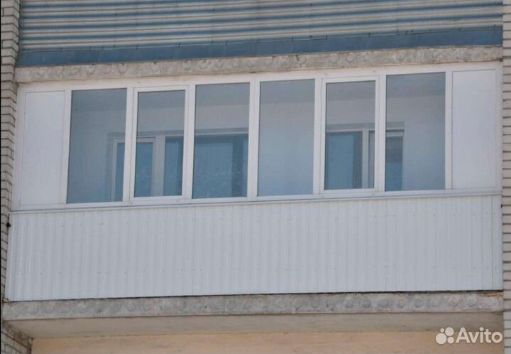 Пластик балкон в 5 этажку и в 9 этажку