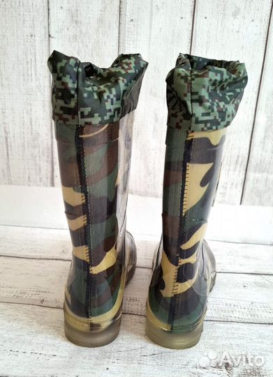 Детские резиновые сапоги для мальчика 27