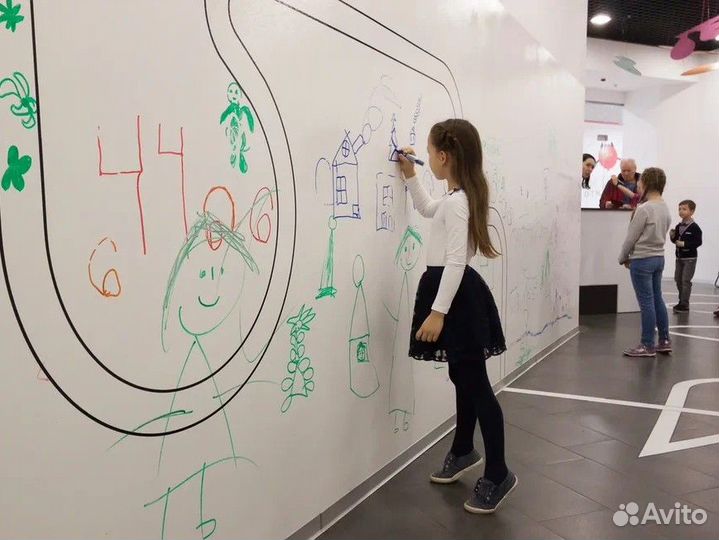 Краска для маркерной доски и стен белая на 3 кв.м