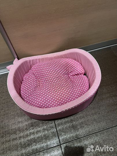 Переноска, лежанка, когтеточка для кошки