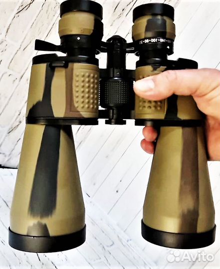 Мощный Бинокль 20-180x100 Zoom цвет Хаки