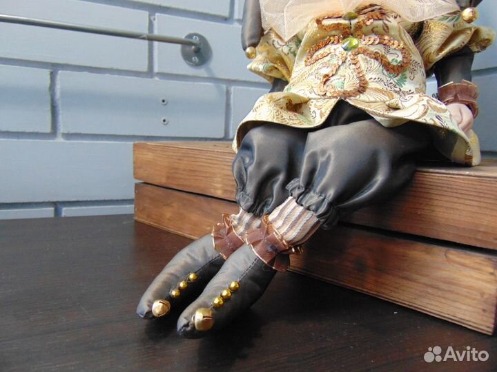 Авторская кукла Арлекин