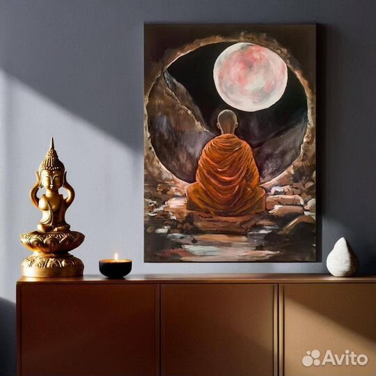 Картина монах
