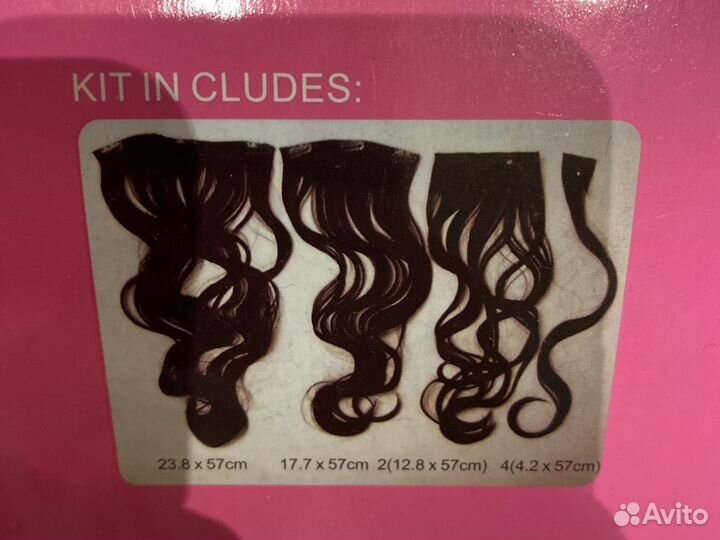 Волосы на заколках