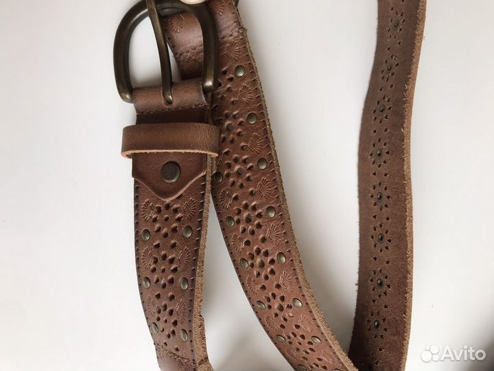 Ремень женский кожаный