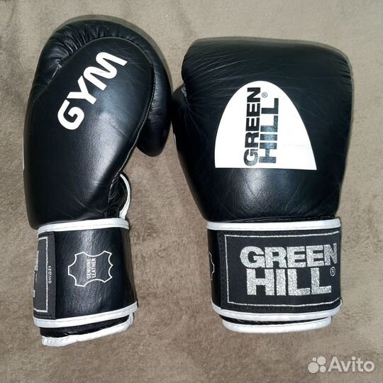 Боксерские перчатки 12 oz green hill gym